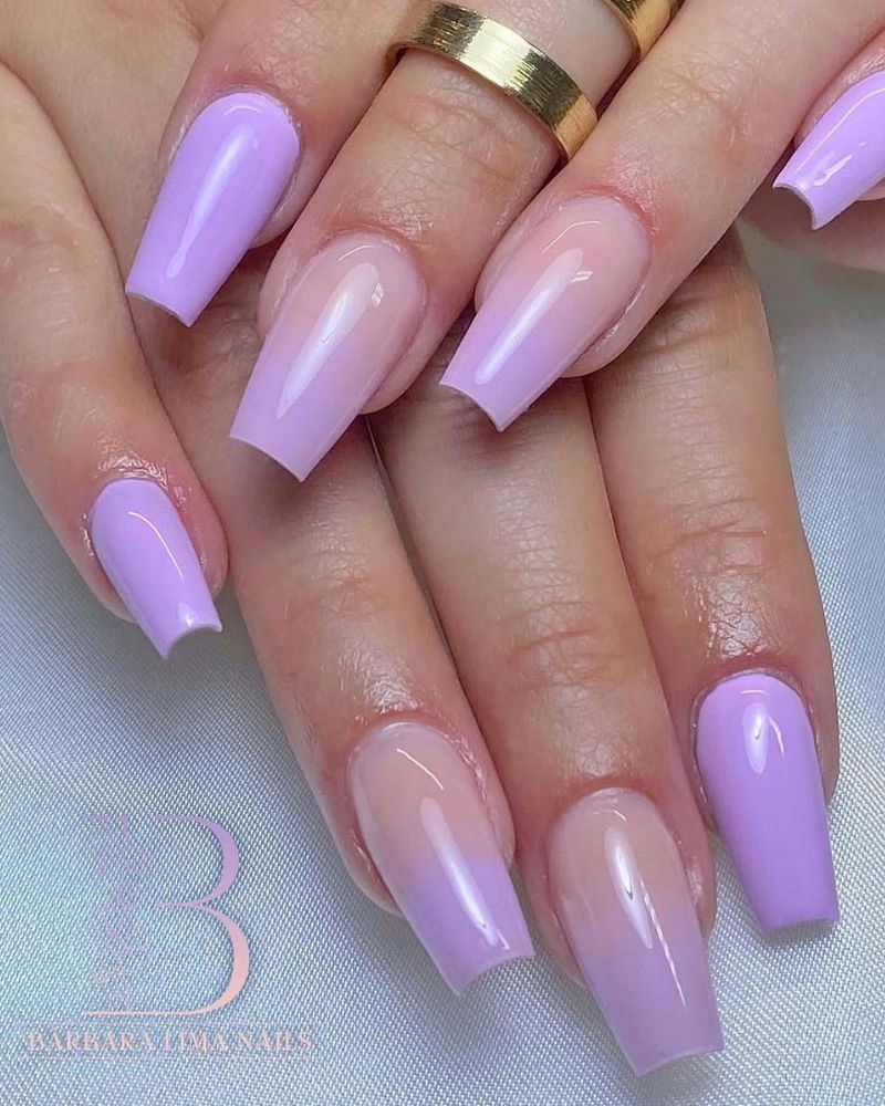 light purple nails design
purple gel nails