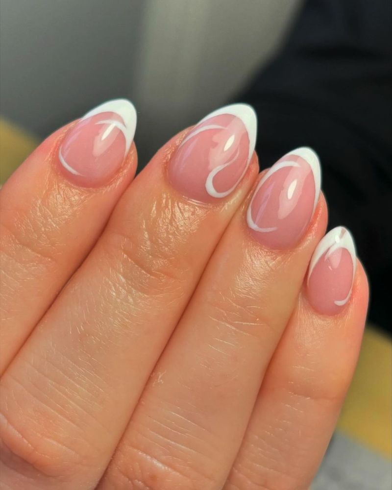 french nails, french tip nails