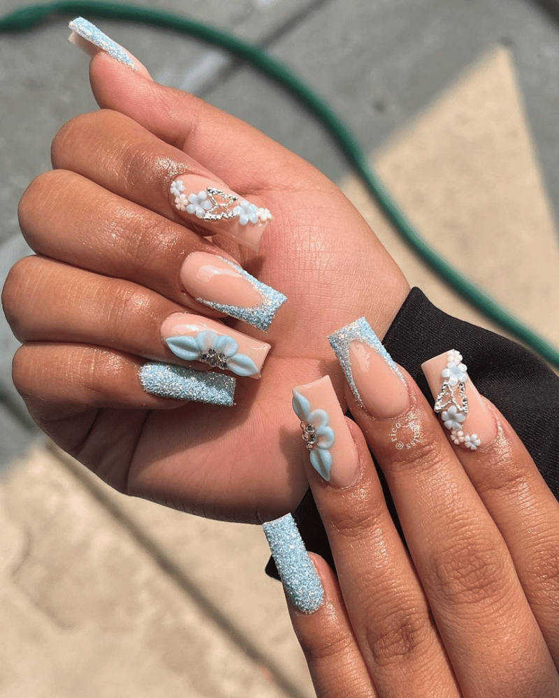 3d manicure, 3d nailart