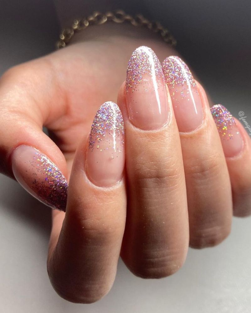 pink sparkly nails 
pink nails design
pink nails ombre