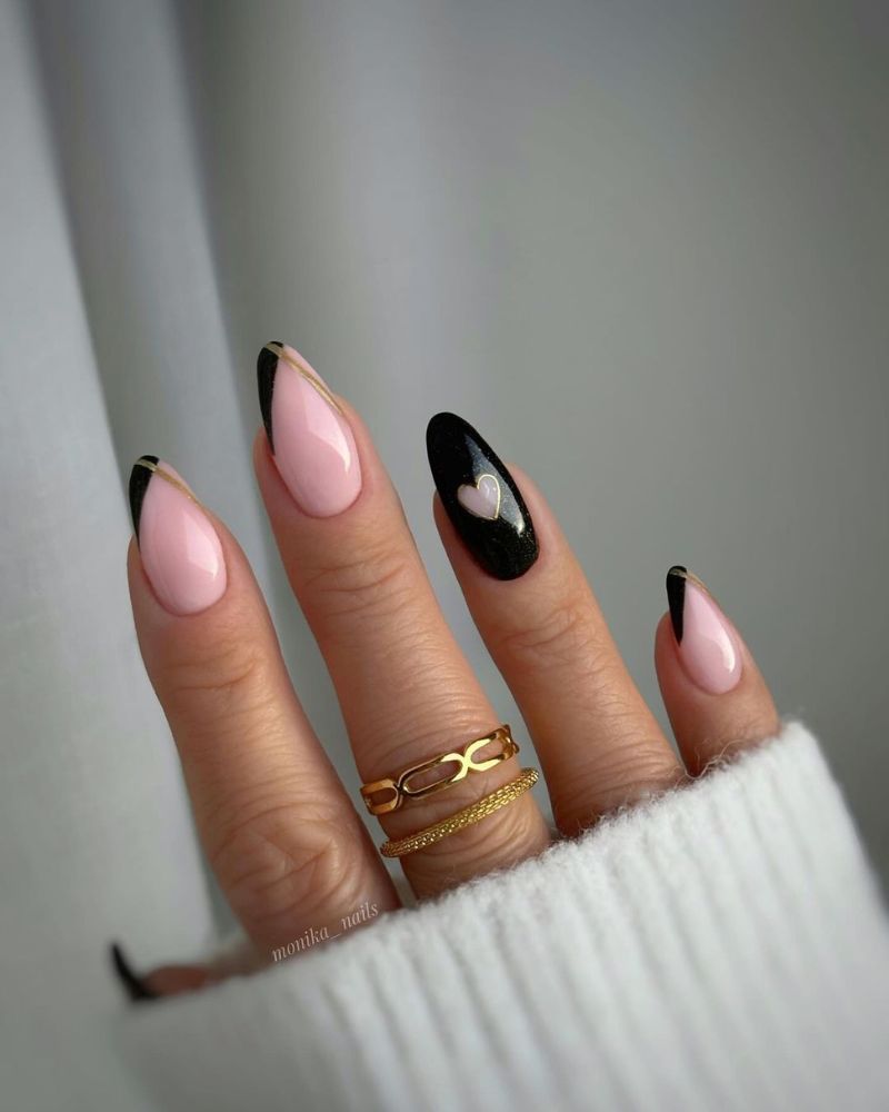 black nails
black nails art
black nail ideas