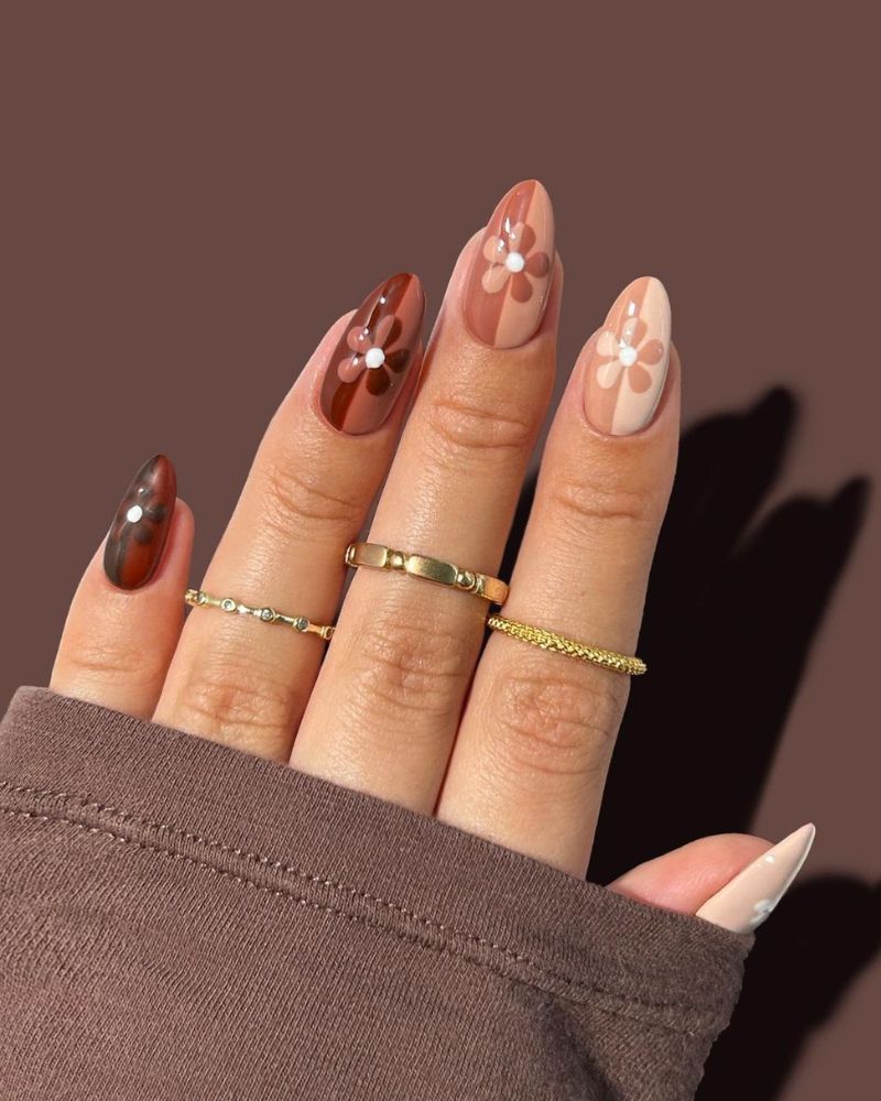 brown nails, fall nails, fall nails colors