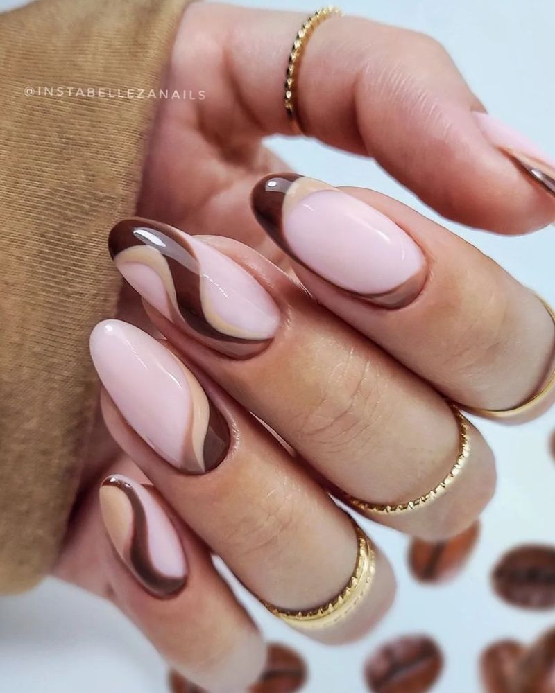 brown nails 