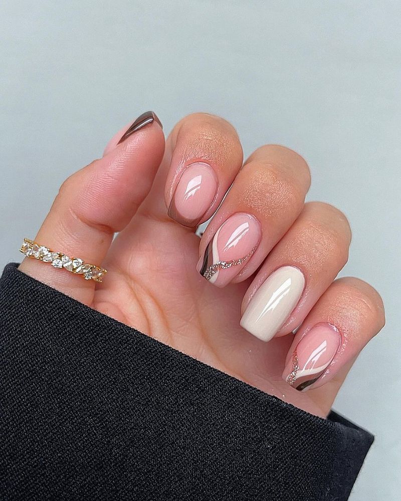 fall nails with elegant and classy design