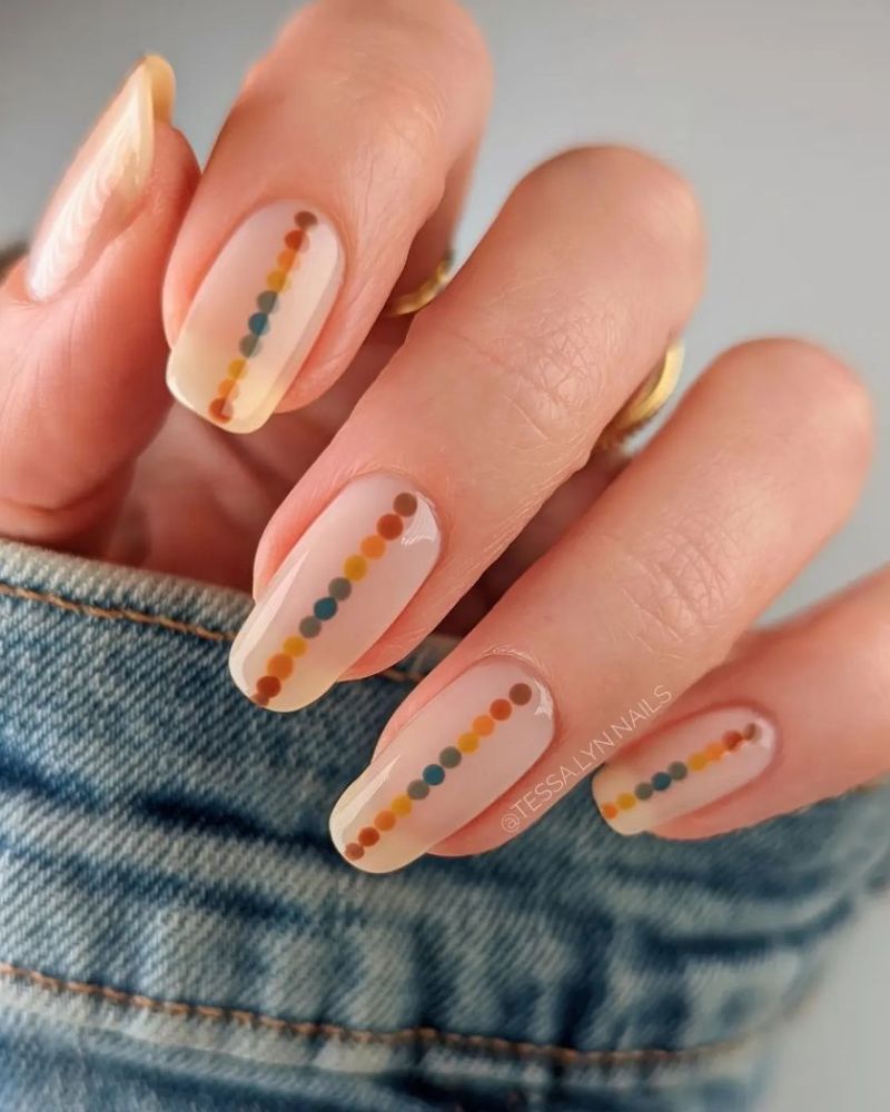 simple fall nail colors manicure