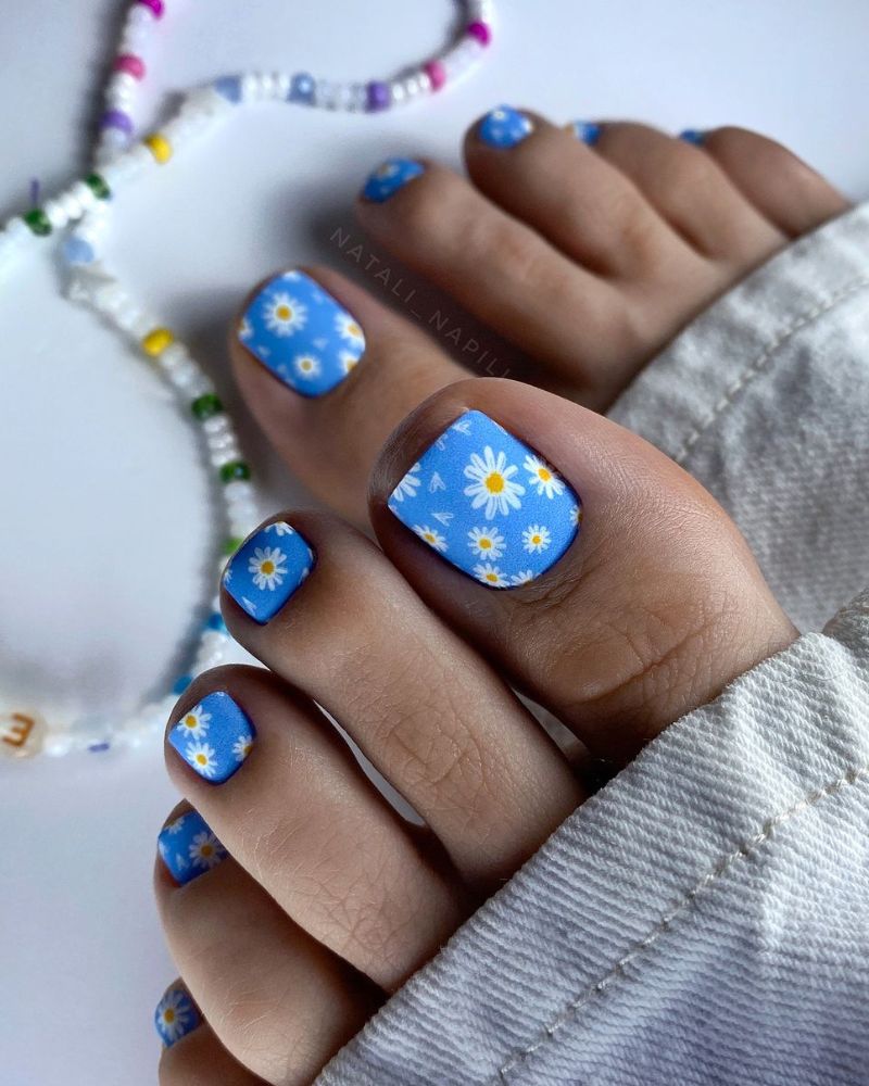 toe nail art for summer