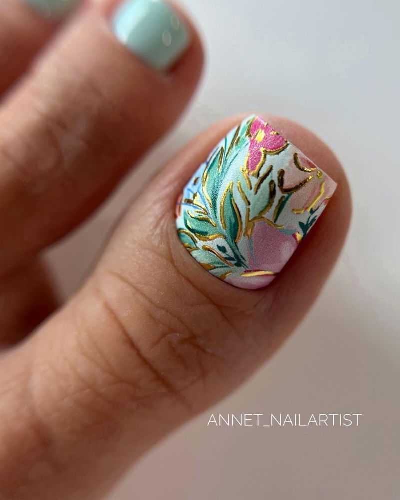 pedicure nail art