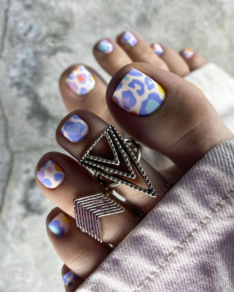 toe nail art for summer