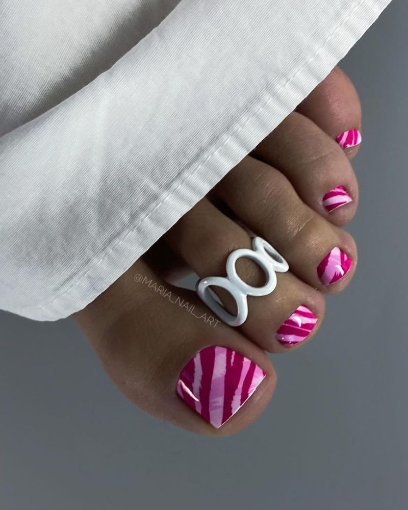 summertime toe nail designs