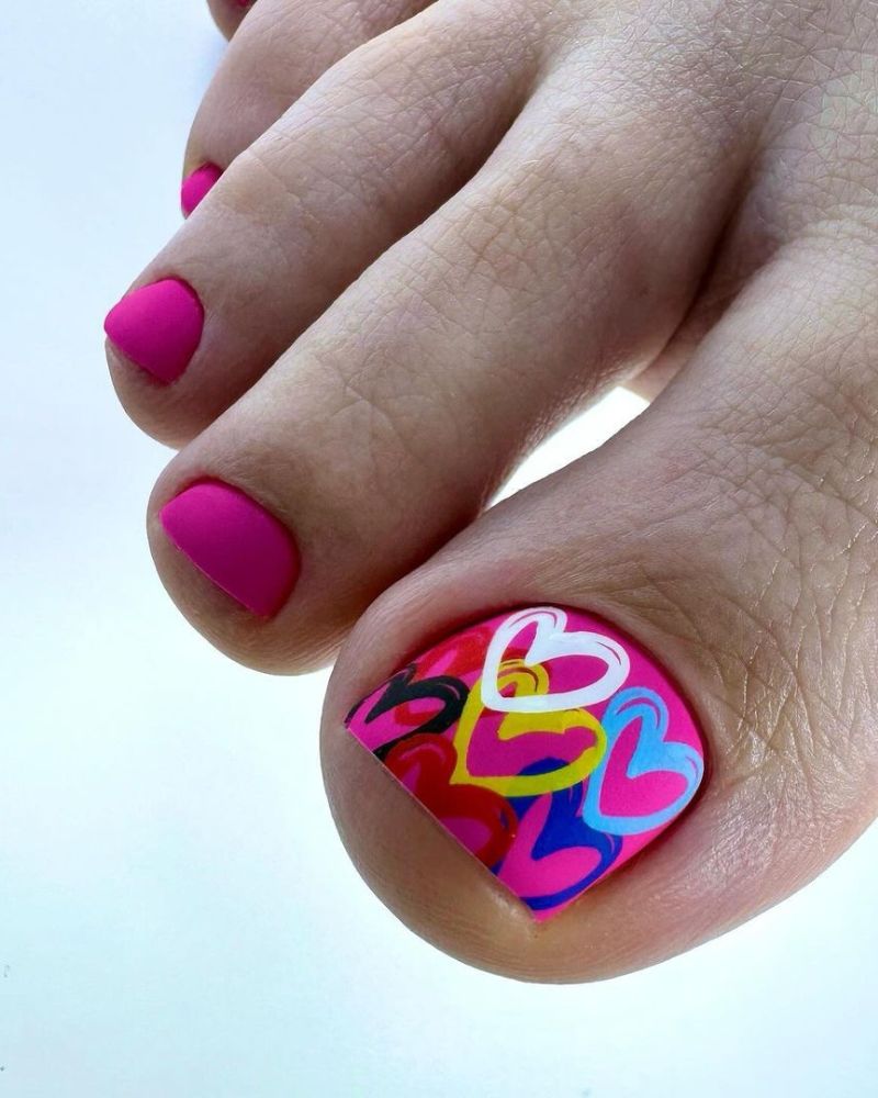 toe nails designs