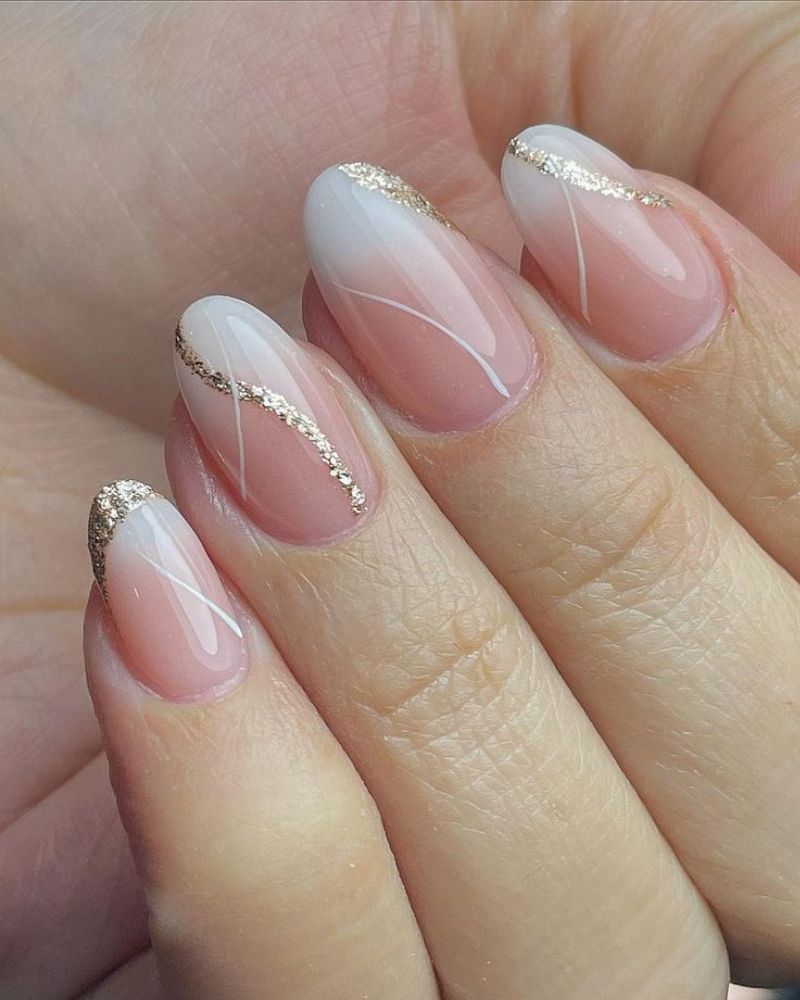 simple french nails