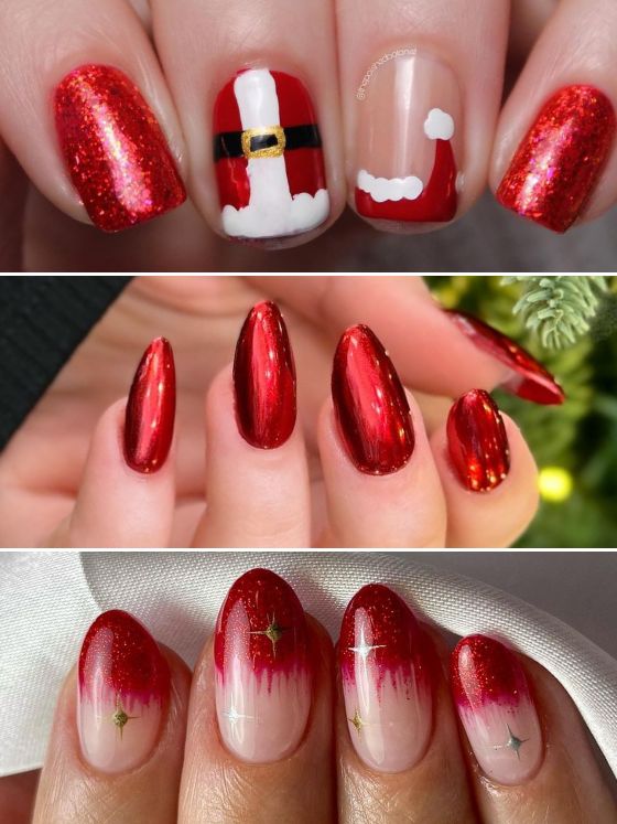 27+ Christmas Red Nail for the Ultimate Femme Fatale Look - Nails for  Confidence