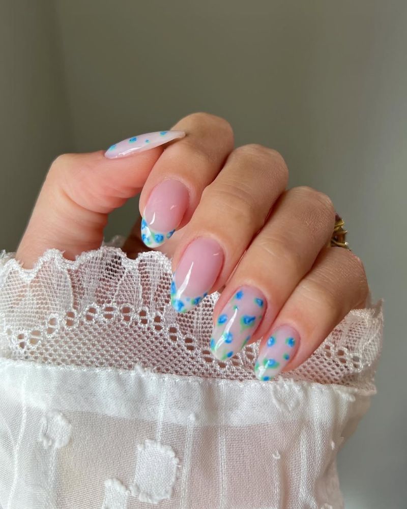 classy spring nails, may nail design